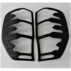 Ford Ranger Taillight Cover Fitt Design Black 2012-2020